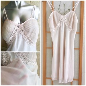 Vintage St Michael Sheer Pink Lolita Babydoll 8/10